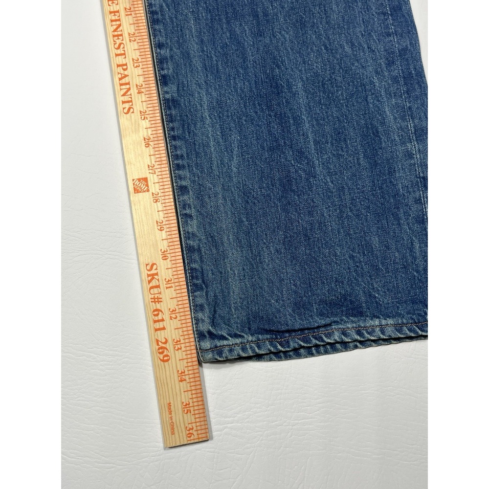 1791 Supply Co Selvedge Denim Jeans Mens 38x34 Blue Button Fly Classic Leg - Picture 7 of 9